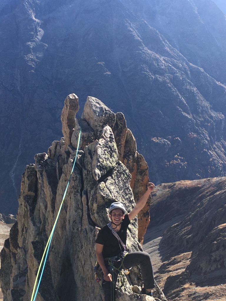 Le sommet de l'aiguille Dibona