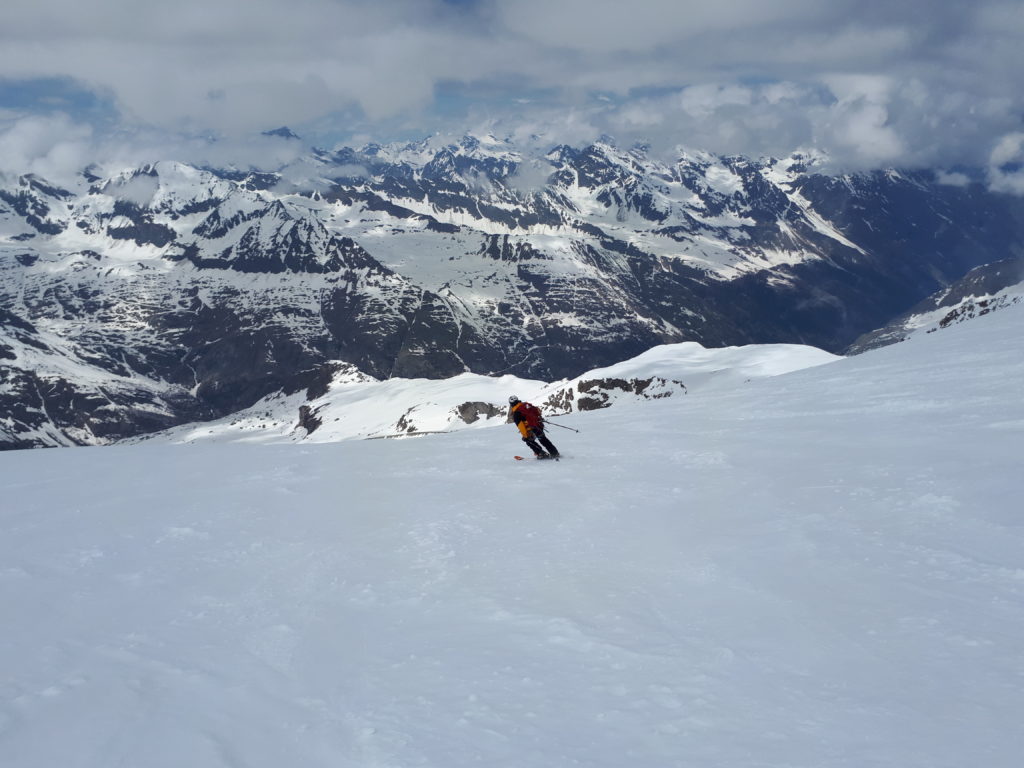 La descente à ski - Grand Paradis