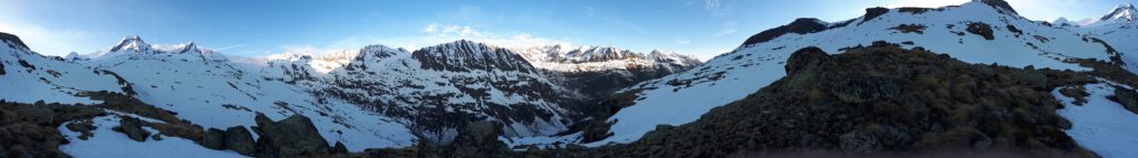 Vue panoramique Grand Paradis - Approche